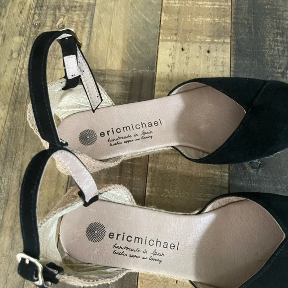 Womens Eric Michael Black Ante Copa3 Slipper Sandals - Picture 10 of 10